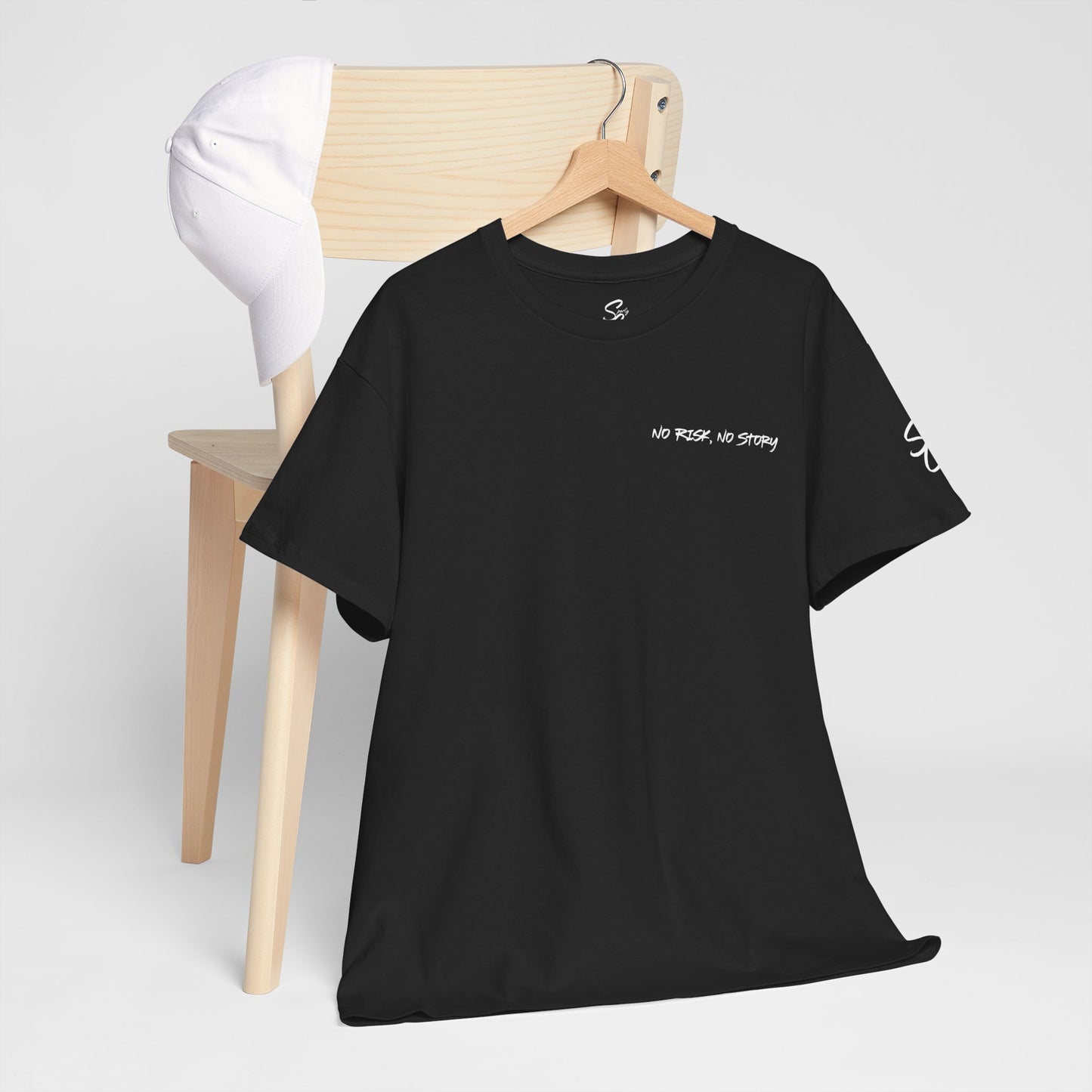 Within Light There's Darkness Heavy Cotton T-Shirt - No Risk, No Story Collection