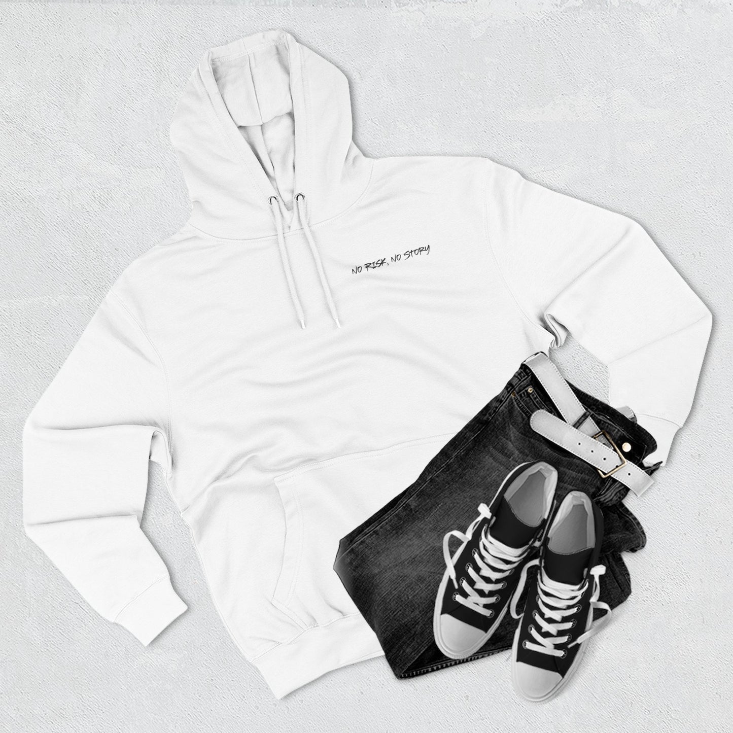Within Light There's Darkness Hoodie - No Risk No Story Collection