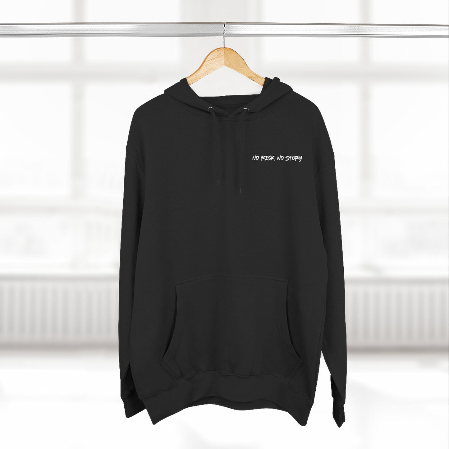 Within Light There's Darkness Hoodie - No Risk No Story Collection