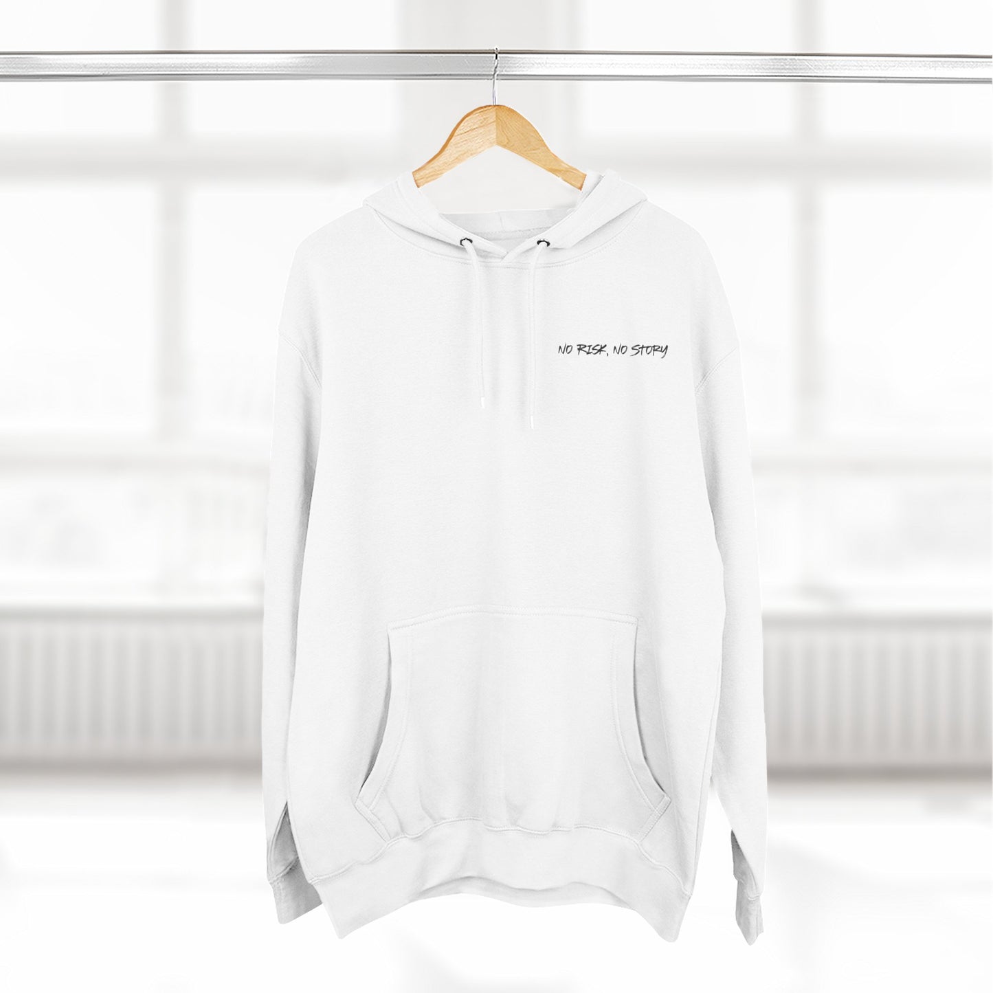 Within Light There's Darkness Hoodie - No Risk No Story Collection