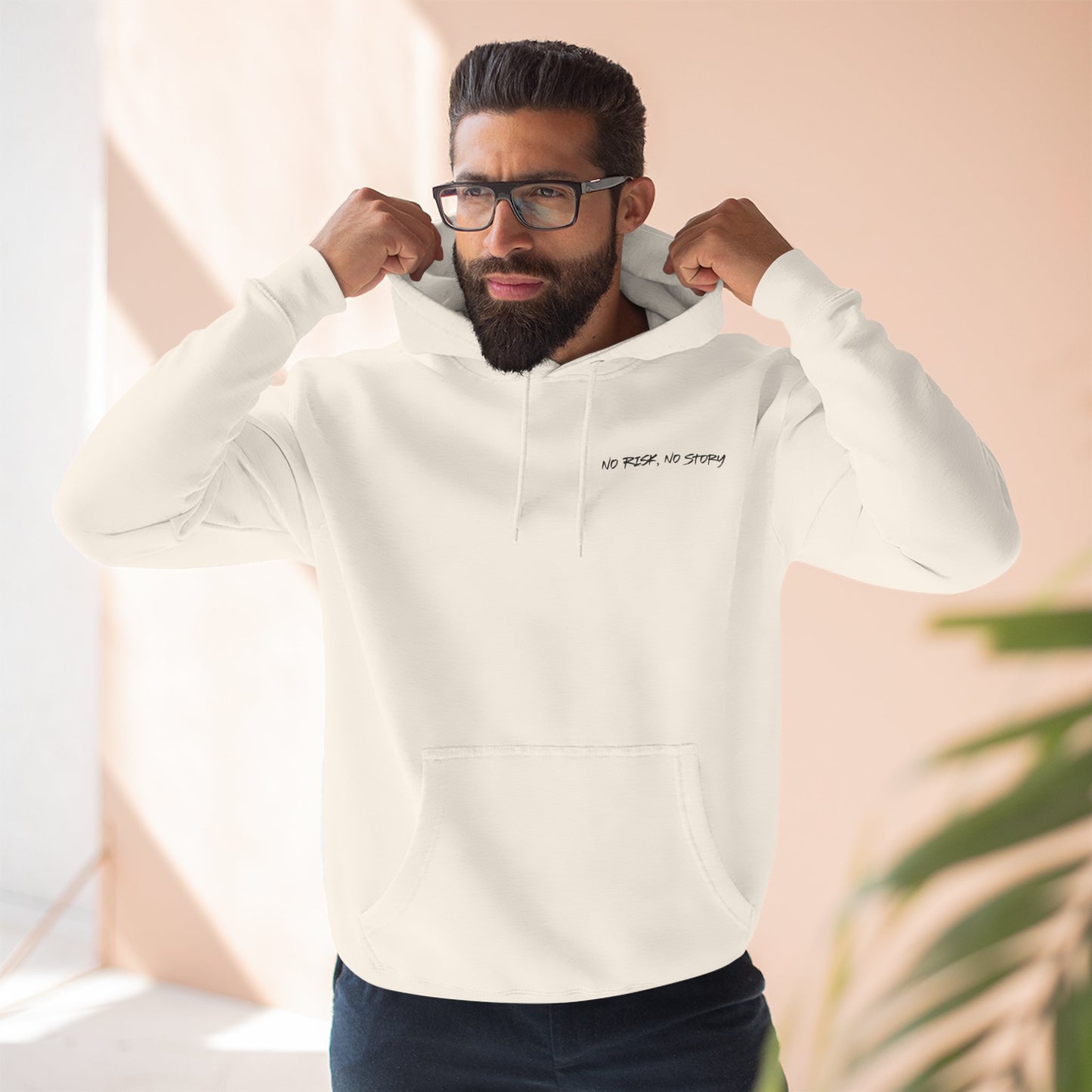 Within Light There's Darkness Hoodie - No Risk No Story Collection
