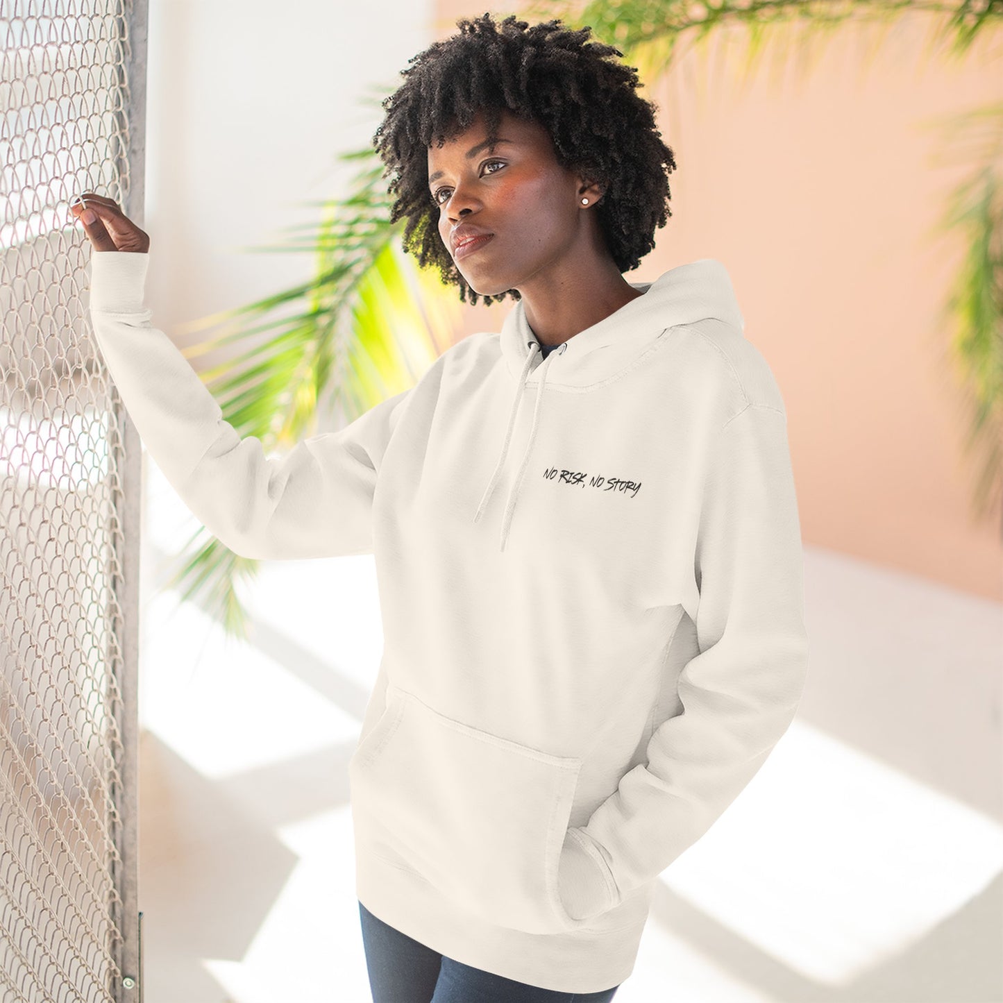 Within Light There's Darkness Hoodie - No Risk No Story Collection