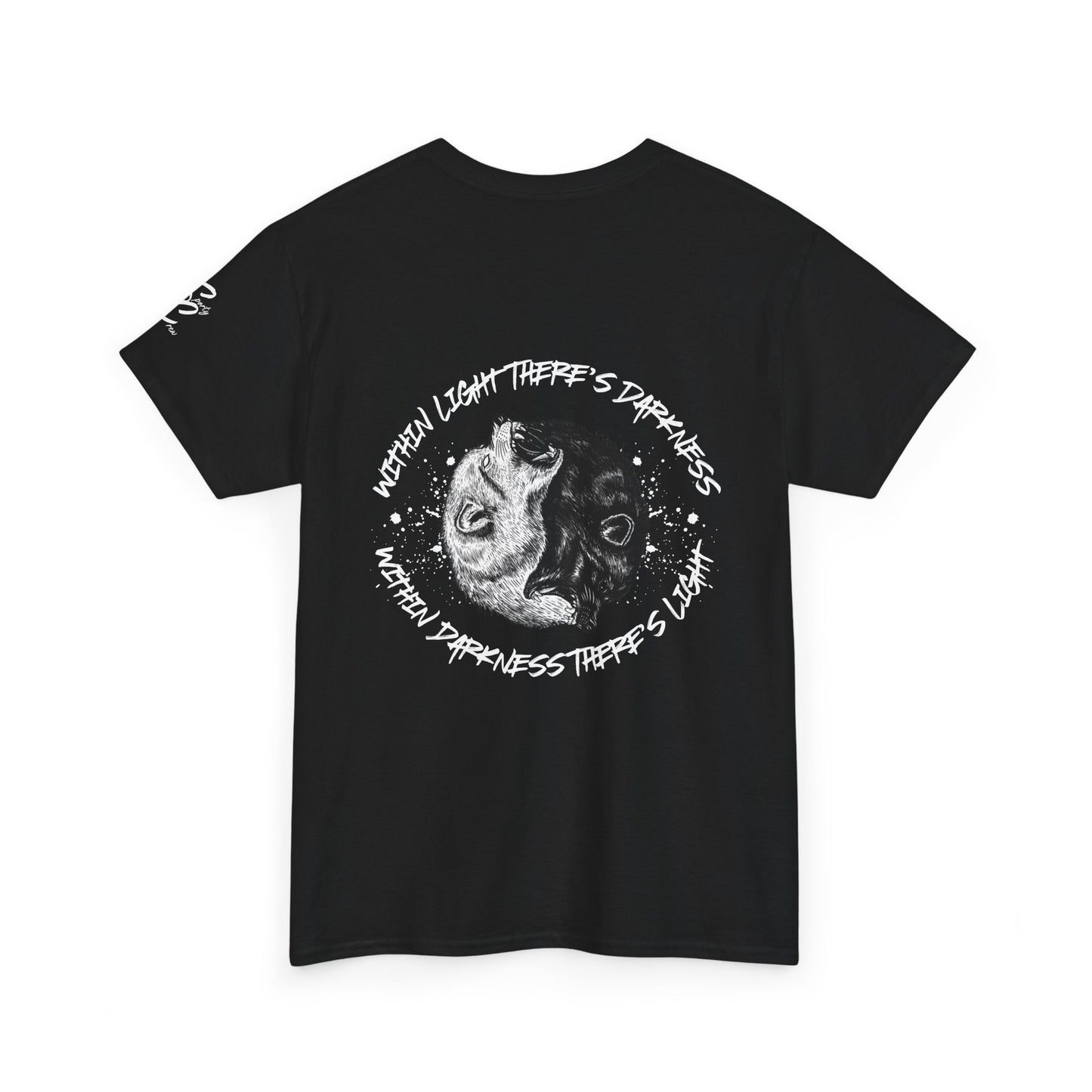 Within Light There's Darkness Heavy Cotton T-Shirt - No Risk, No Story Collection
