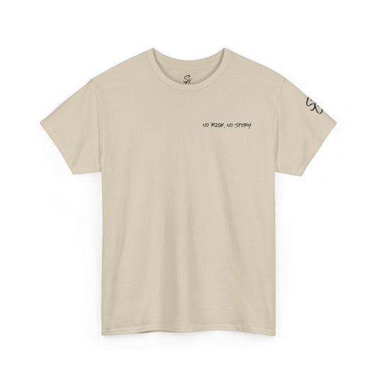 Within Light There's Darkness Heavy Cotton T-Shirt - No Risk, No Story Collection