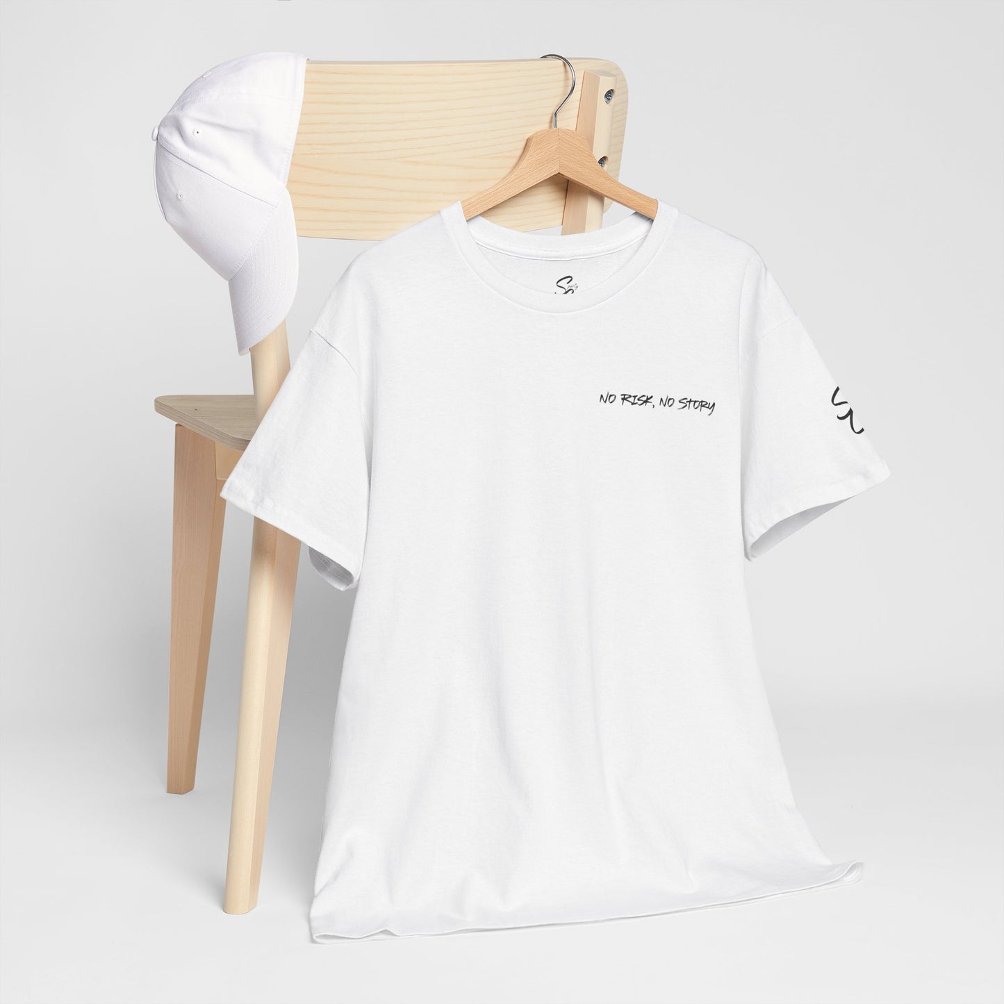 Within Light There's Darkness Heavy Cotton T-Shirt - No Risk, No Story Collection