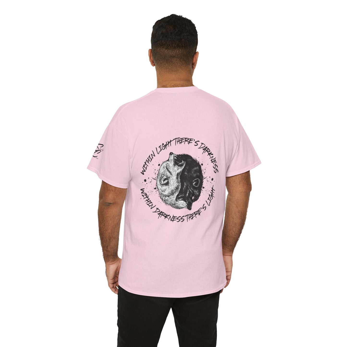 Within Light There's Darkness Heavy Cotton T-Shirt - No Risk, No Story Collection