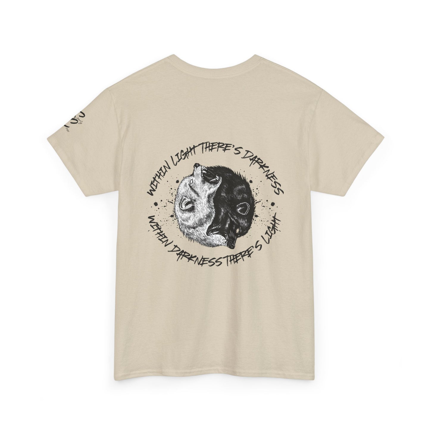 Within Light There's Darkness Heavy Cotton T-Shirt - No Risk, No Story Collection