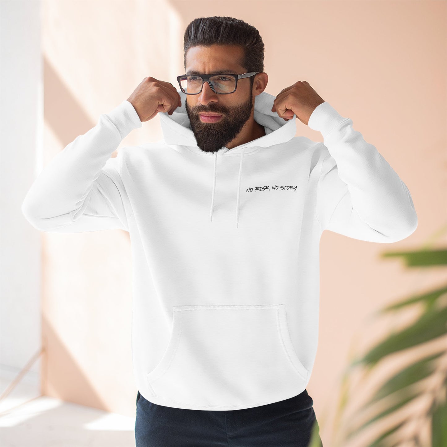 Within Light There's Darkness Hoodie - No Risk No Story Collection