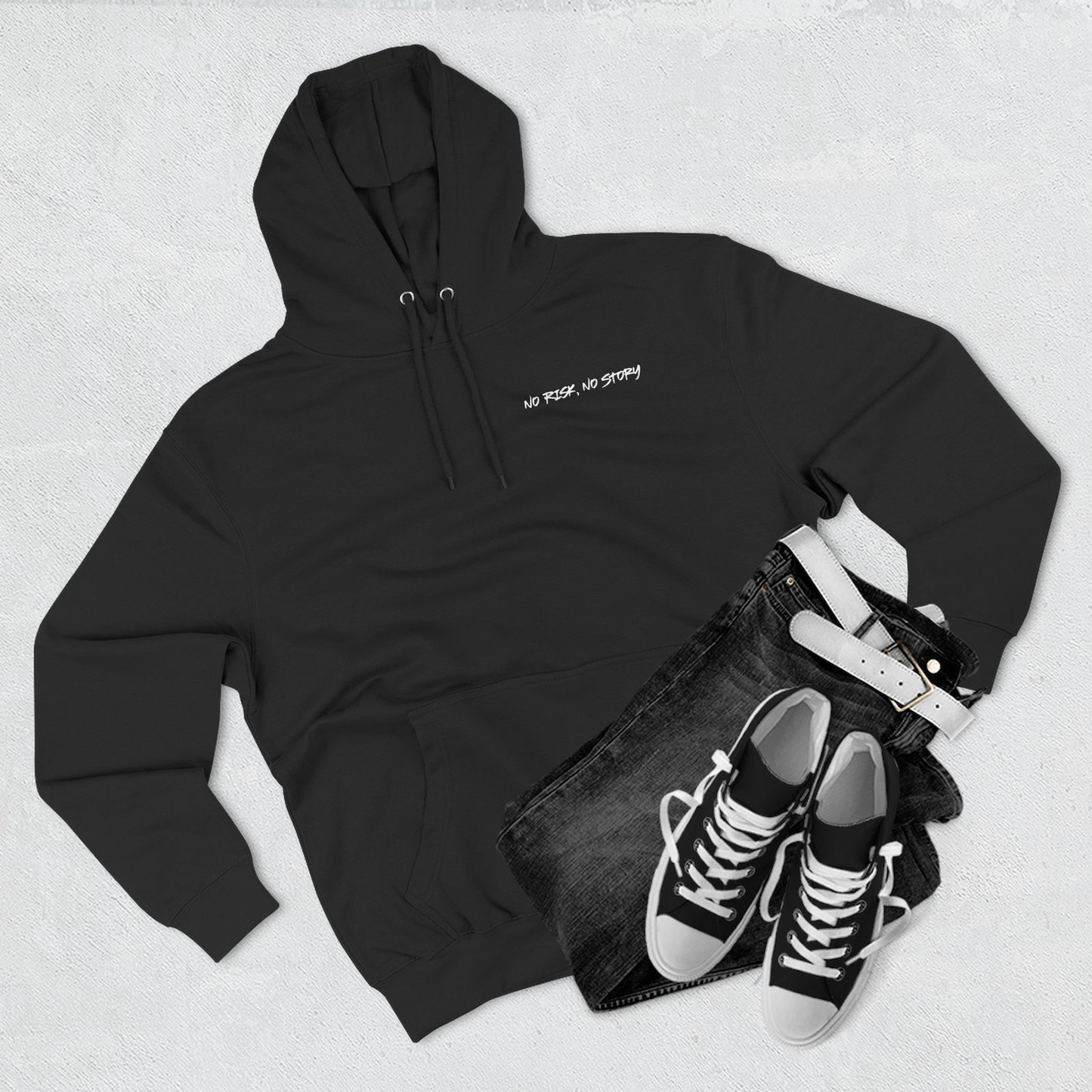 Within Light There's Darkness Hoodie - No Risk No Story Collection