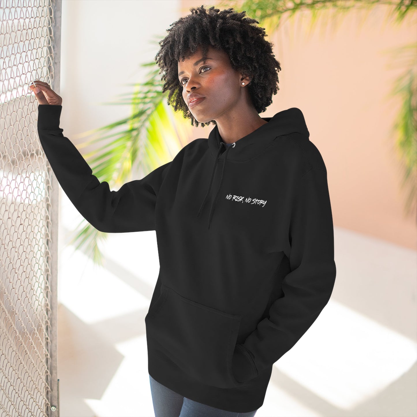 Within Light There's Darkness Hoodie - No Risk No Story Collection