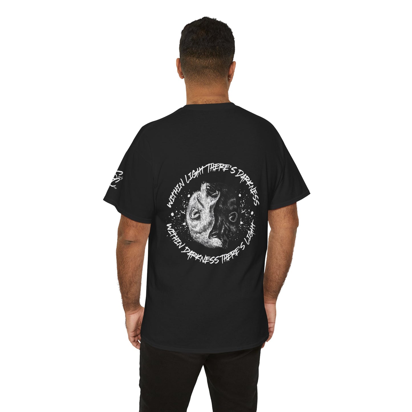Within Light There's Darkness Heavy Cotton T-Shirt - No Risk, No Story Collection