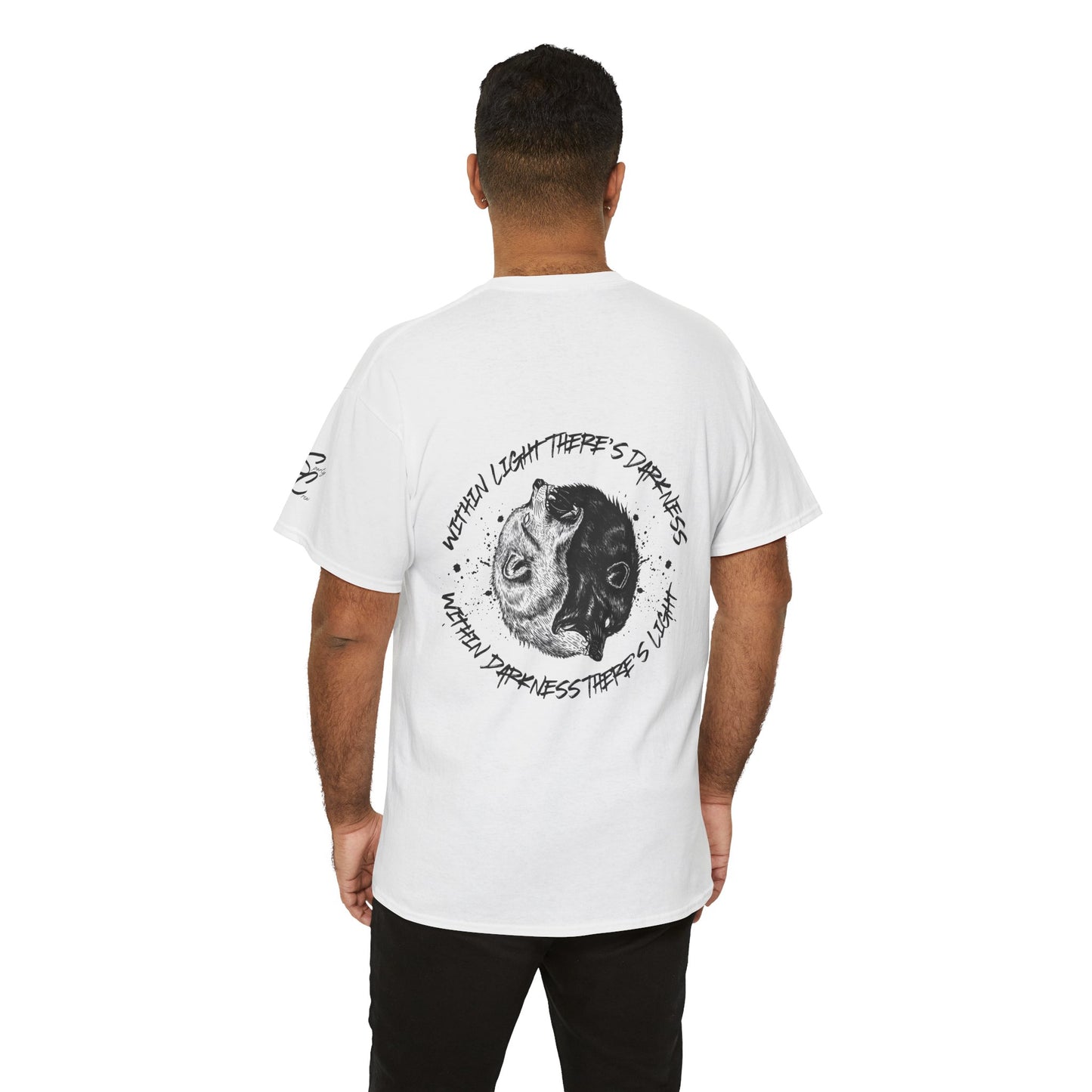Within Light There's Darkness Heavy Cotton T-Shirt - No Risk, No Story Collection