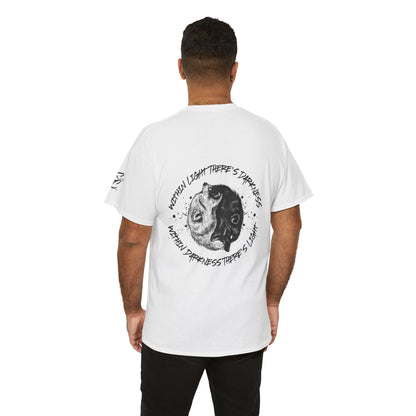 Within Light There's Darkness Heavy Cotton T-Shirt - No Risk, No Story Collection