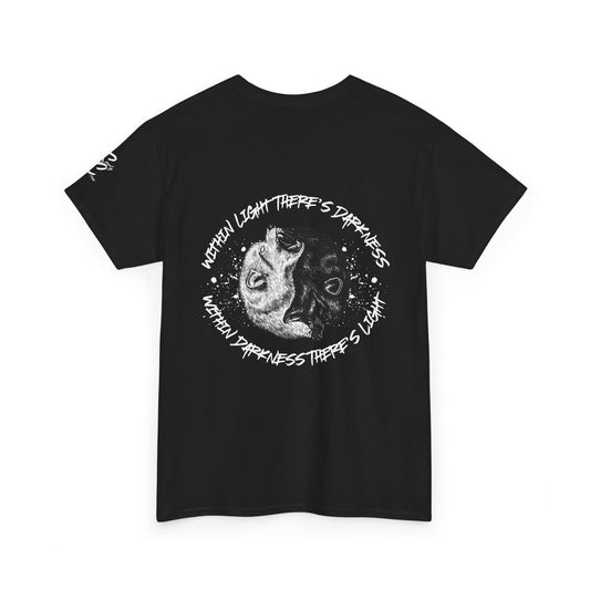 Within Light There's Darkness Heavy Cotton T-Shirt - No Risk, No Story Collection