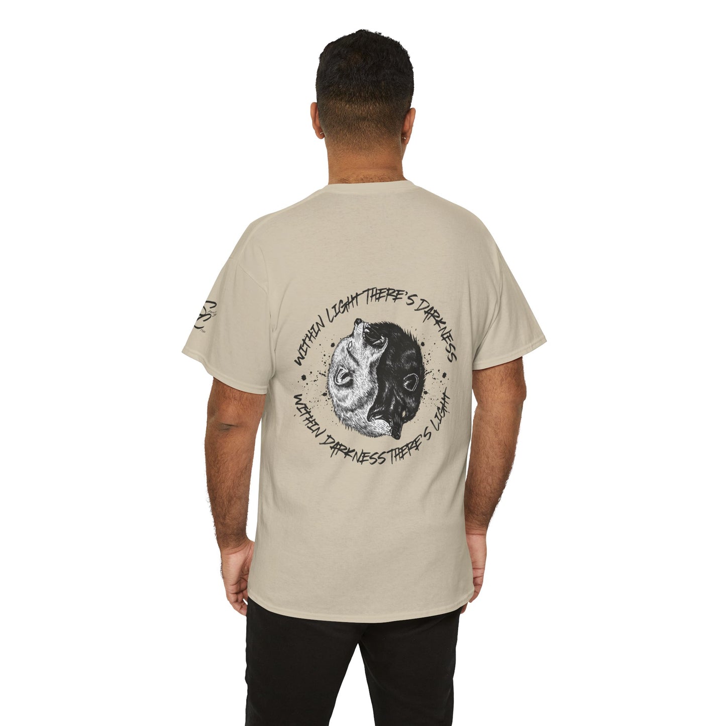 Within Light There's Darkness Heavy Cotton T-Shirt - No Risk, No Story Collection