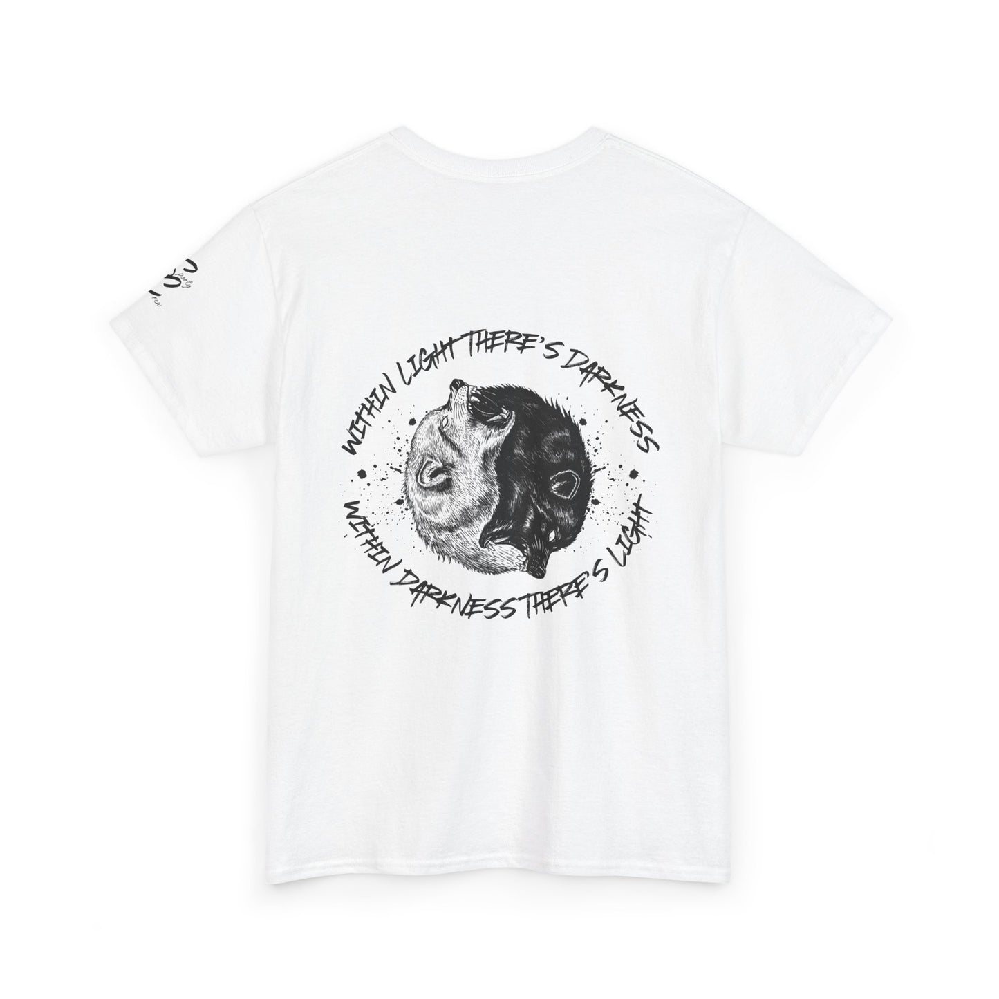 Within Light There's Darkness Heavy Cotton T-Shirt - No Risk, No Story Collection