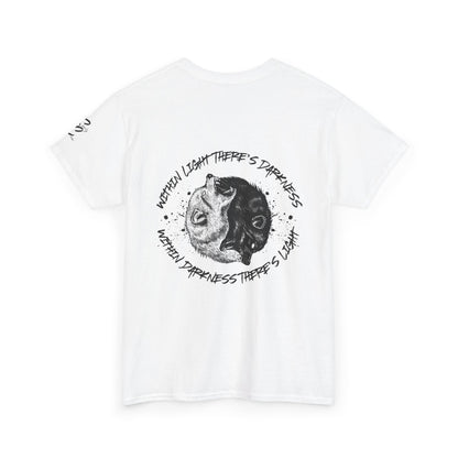 Within Light There's Darkness Heavy Cotton T-Shirt - No Risk, No Story Collection