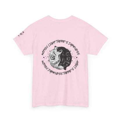 Within Light There's Darkness Heavy Cotton T-Shirt - No Risk, No Story Collection