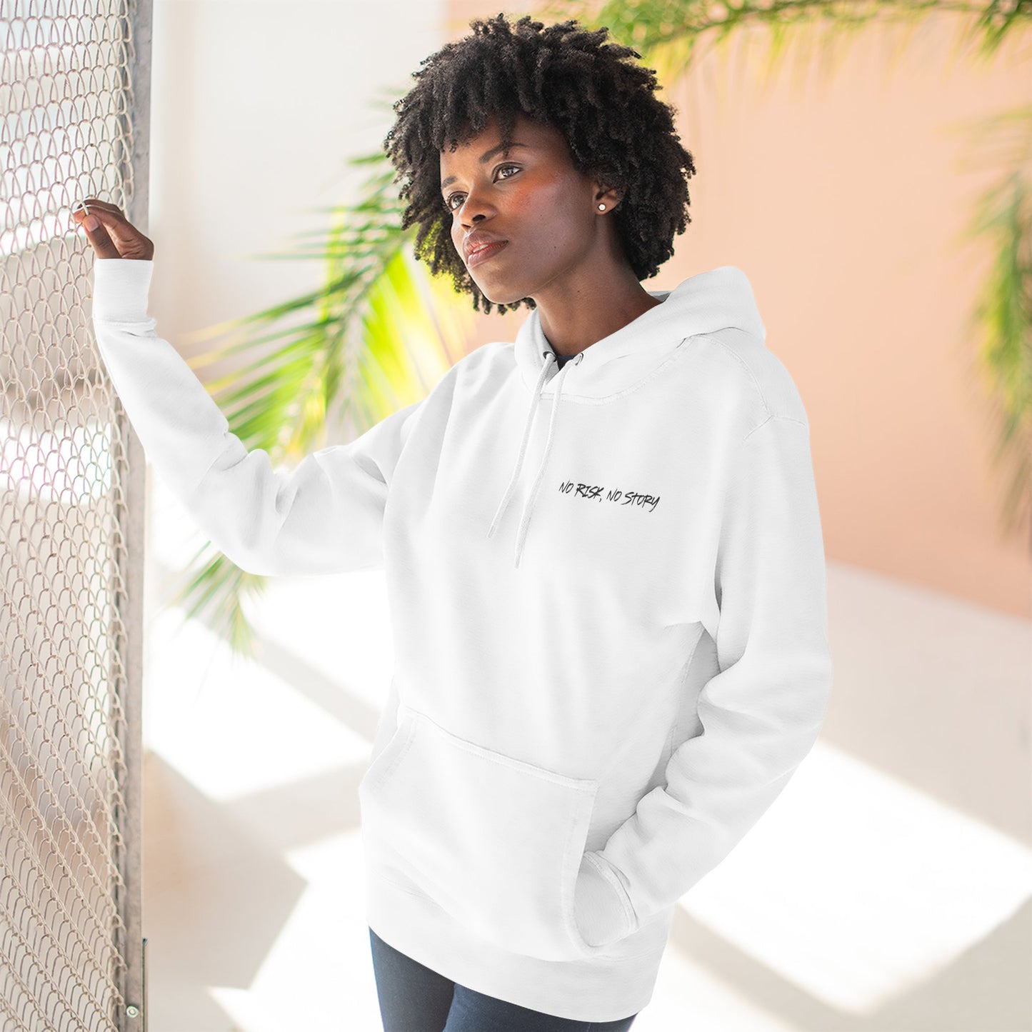 Within Light There's Darkness Hoodie - No Risk No Story Collection