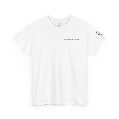 Within Light There's Darkness Heavy Cotton T-Shirt - No Risk, No Story Collection