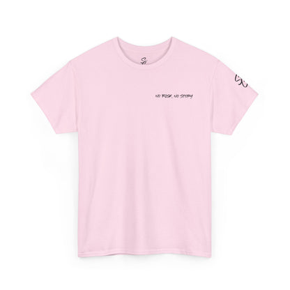 Within Light There's Darkness Heavy Cotton T-Shirt - No Risk, No Story Collection
