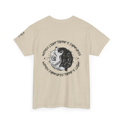 Within Light There's Darkness Heavy Cotton T-Shirt - No Risk, No Story Collection